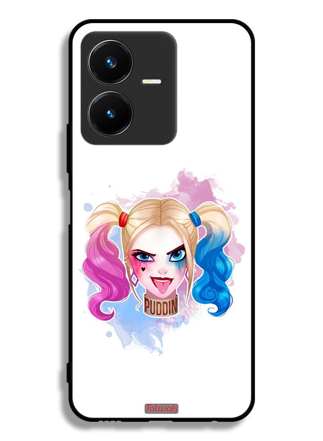Tolwak Vivo Y22s Protective Case Cover Harley Quinn Art - Image 1