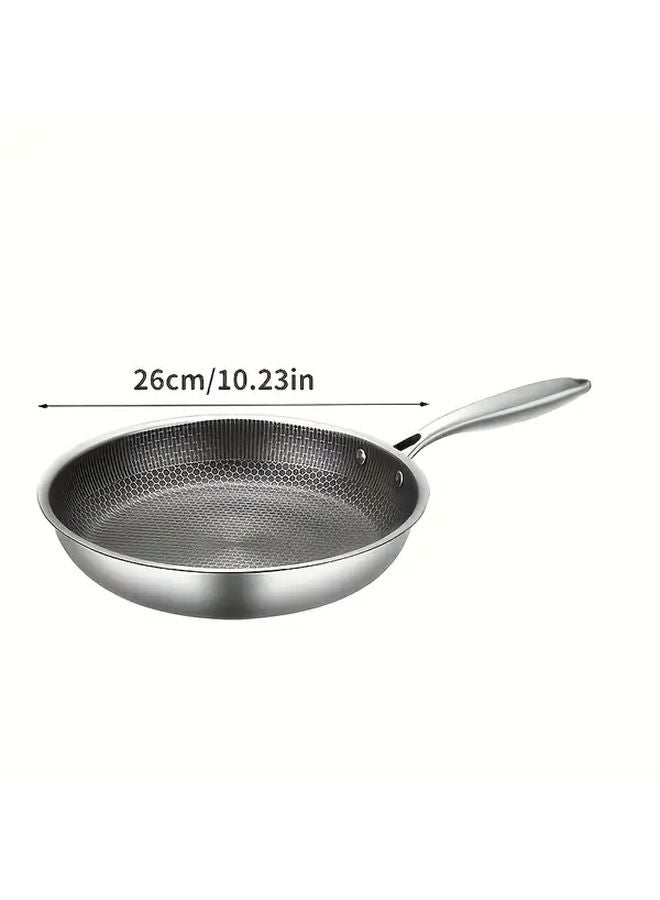 Small Premium Nonstick Frying Pan Even Heat Gas Induction Stove Ergonomic Handle - Image 5