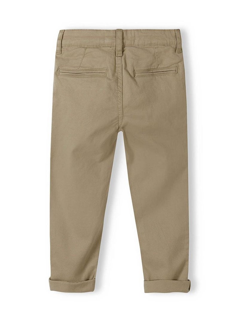 MINOTI Boys' Chino Trousers with Adjustable Waistband - Image 2
