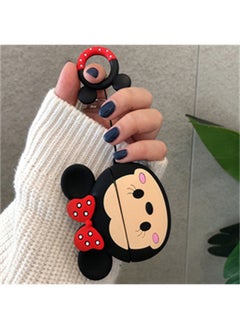 Generic AirPods 4Th Generation Cartoon Silicone Soft Protective Cover Suitable For Apple Wireless Bluetooth Headphone Case Hot Sale In Foreign Trade-Color:P1 Model (with Ring)-Applicable Models:Airpods 4 (2024 Version)  - Image 1