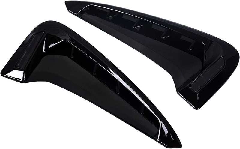 CHEYA Car Xdrive Emblem Shark Gills Side Air Flow Fender Vent Decoration Cover Trim for BMW X5 f15 X5M F85 2014-2018 (Black+M) - Image 3