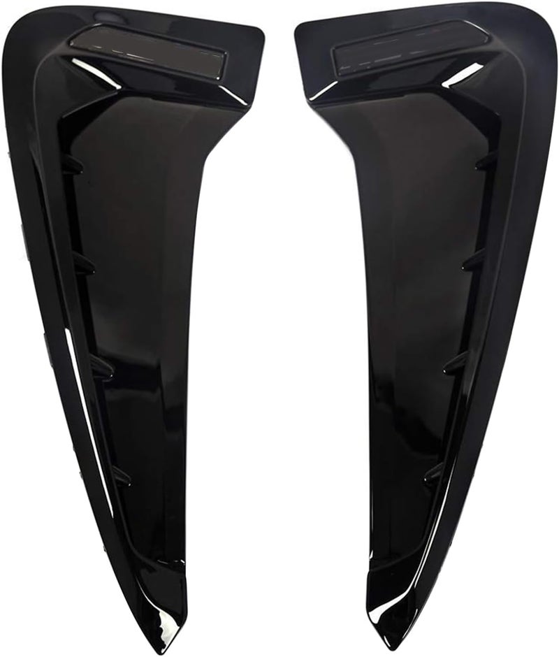 CHEYA Car Xdrive Emblem Shark Gills Side Air Flow Fender Vent Decoration Cover Trim for BMW X5 f15 X5M F85 2014-2018 (Black+M) - Image 2