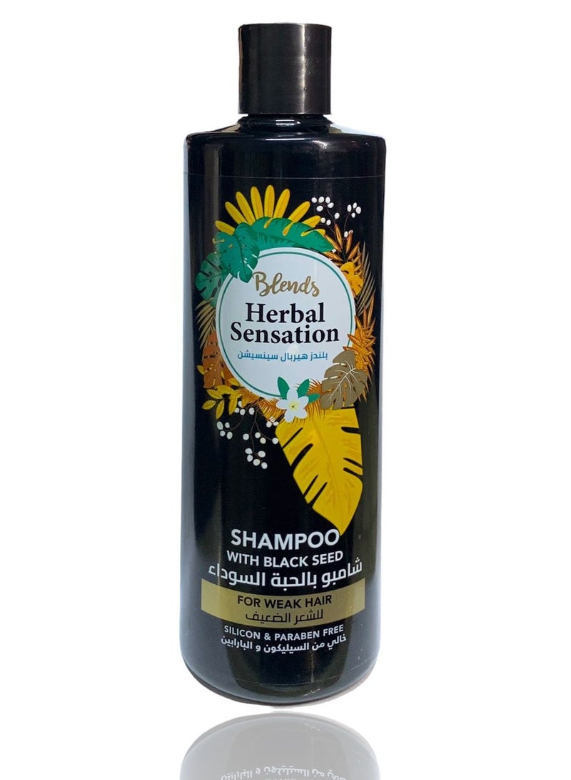 شامبو هيربال سينسيشن بالحبة السوداء - 600 مل