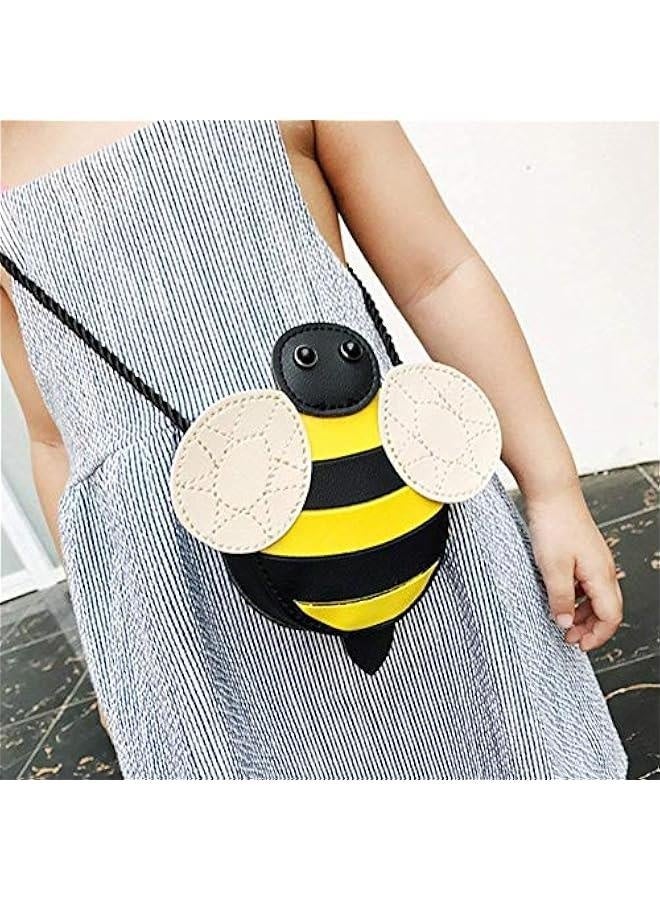3D Toddler Cute Shoulder Bag Girls Bee Purse Kids Mini Satchel Crossbody Bag Candy Wallet Pouch  - Image 2