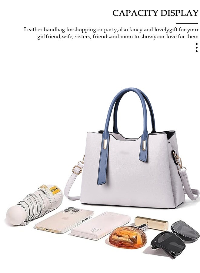 DUNISO حقيبة توت أنيقة للنساء مع سعة كبيرة حقيبة كتف من الجلد الصناعي حقيبة مصممة للنساء حقيبة كروس بودي مع حزام قابل للفصل للنساء - Image 3