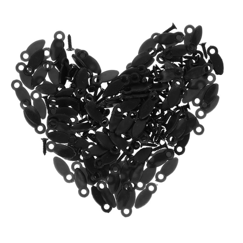 100 Pieces Black Picture Frame Clips Buckle Fasteners Hardware for Photo Frame Backings - Image 2