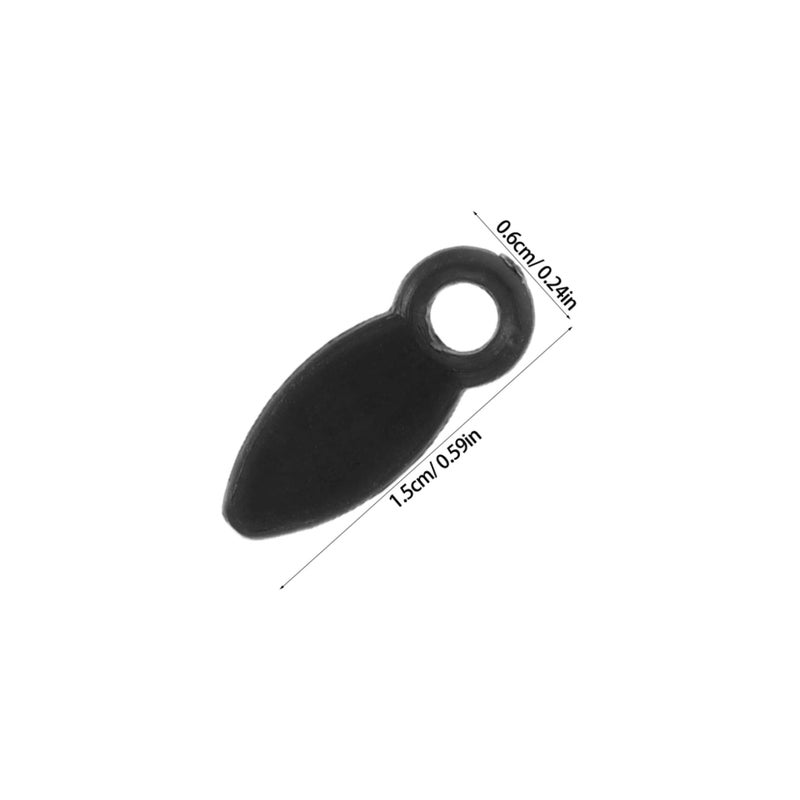 100 Pieces Black Picture Frame Clips Buckle Fasteners Hardware for Photo Frame Backings - Image 3