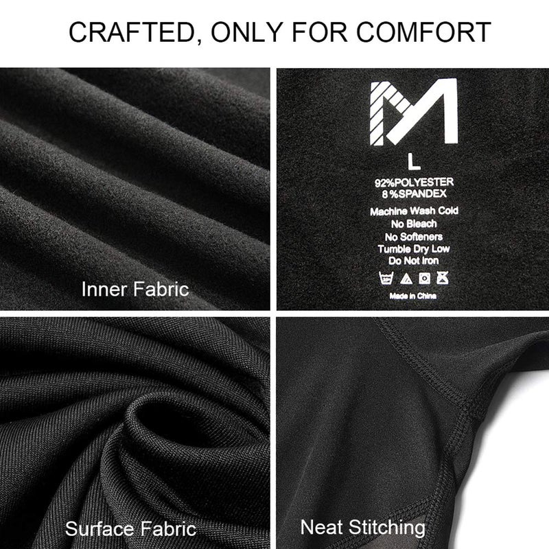 MEETYOO Thermal Underwear for Men, Winter Gear Long Johns Base Layer Top and Bottom Set for Skiing Running - Image 3