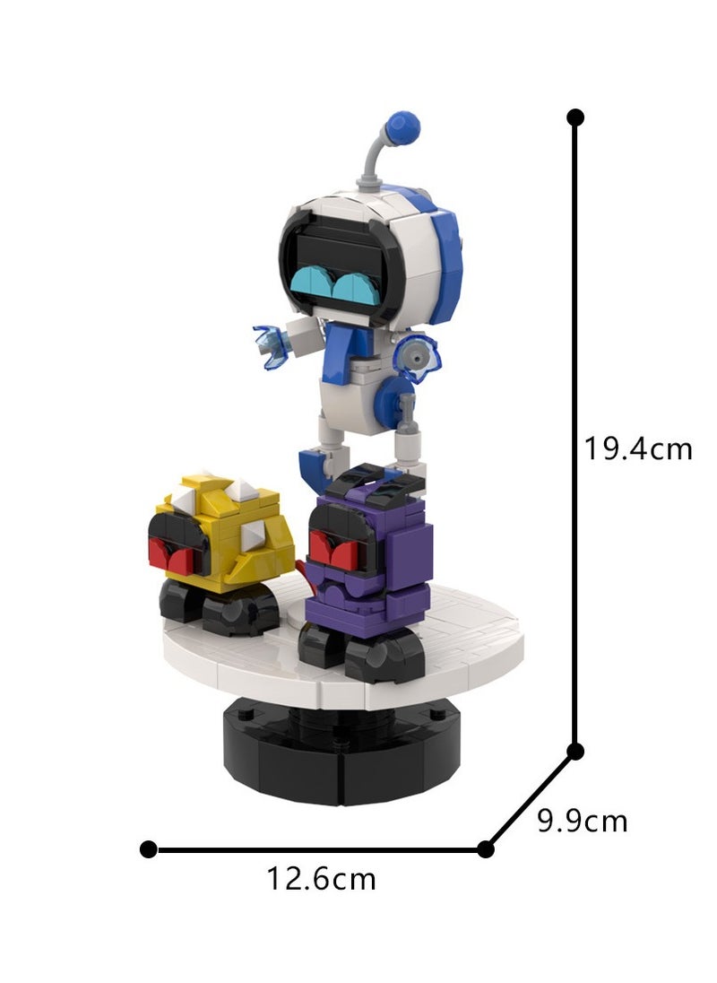Children's Educational Building Block Toys Astro Bot Scene Edition Building Blocks Small Particles  - Image 4