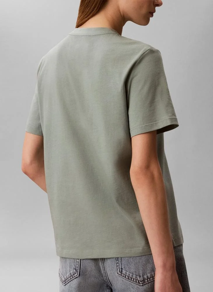 Calvin Klein Jeans Retro Logo Crew Neck T-Shirt