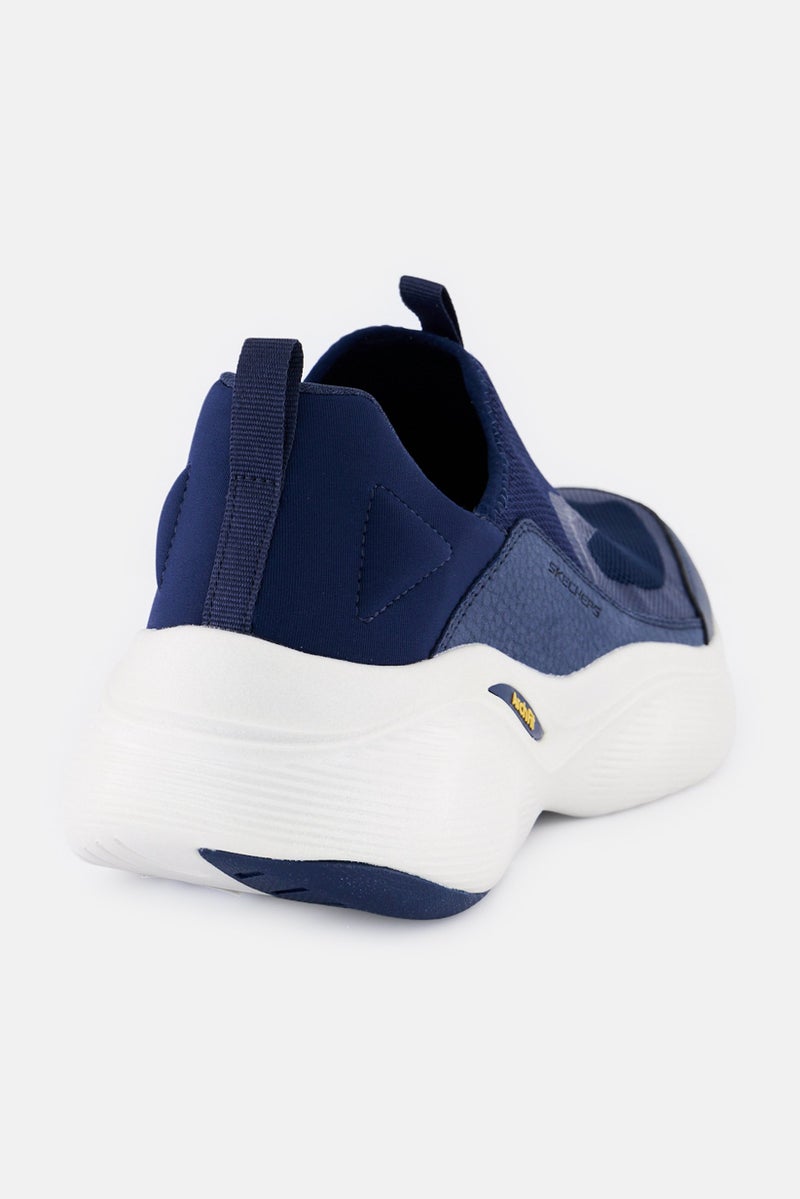 SKECHERS Men Arch Fit Infinity Venator Slip On Sports Shoes, Navy  - Image 3