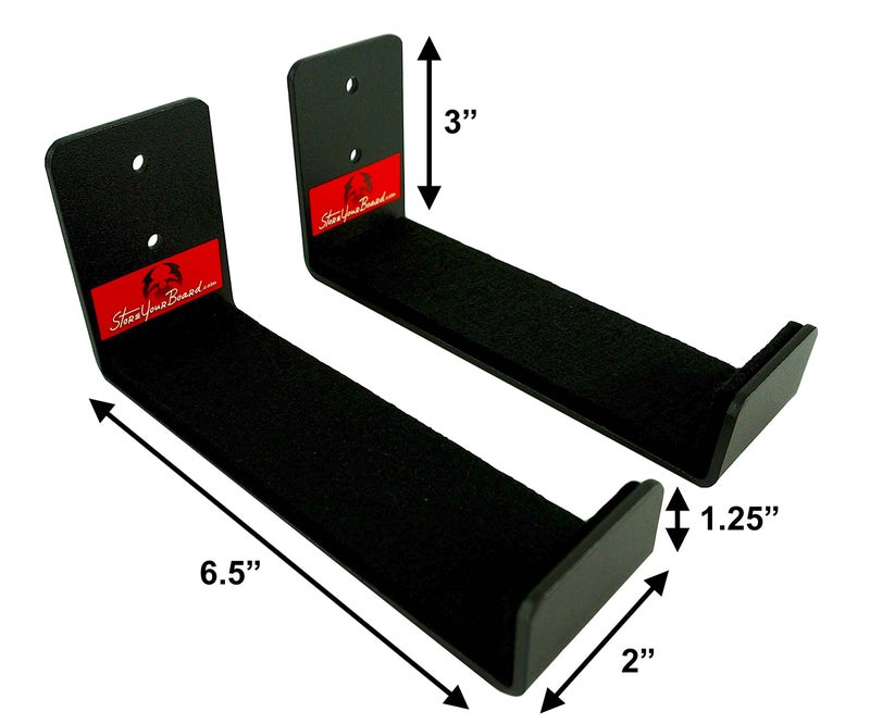 StoreYourBoard Naked Wake, Wakeboard Wall Rack, Aluminum Storage Rack - Image 2