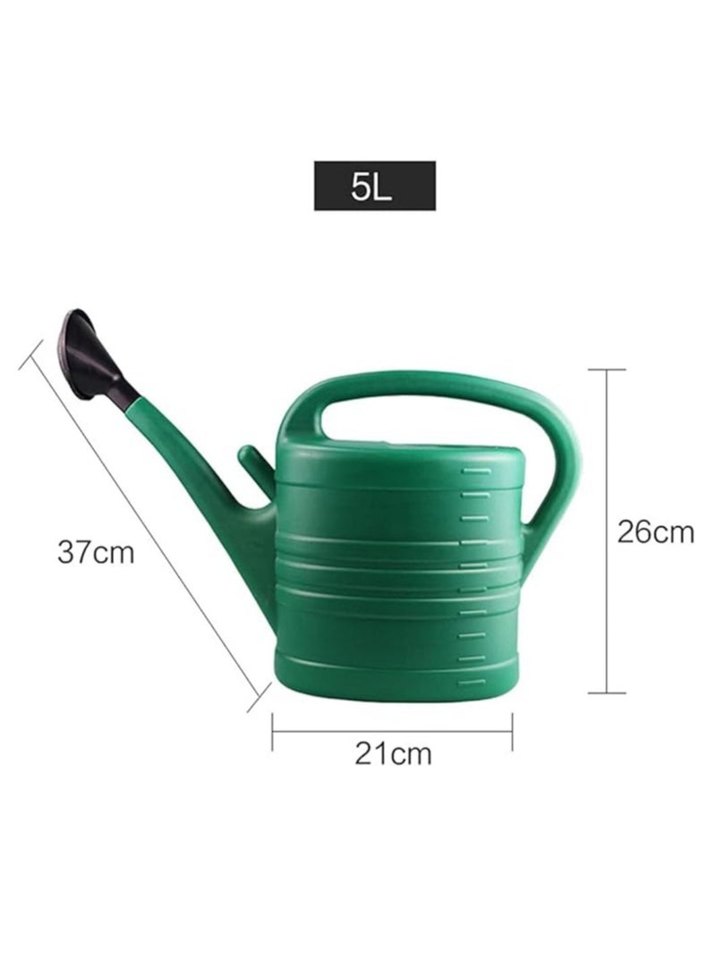 Generic 5L Plastic Watering Can for Gardening, Essential Lightweight Watering Can with Long Spout, 3- in-1 Detachable Sprinkler Rose Head for Indoor and Outdoor Garden ( 37cm X 26cm X 21cm )  - Image 5