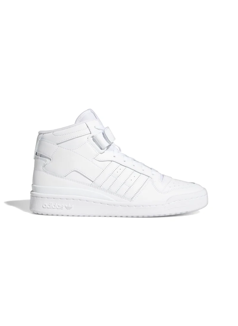 Adidas Adidas Forum Mid White Basketball Shoes For Men 3
