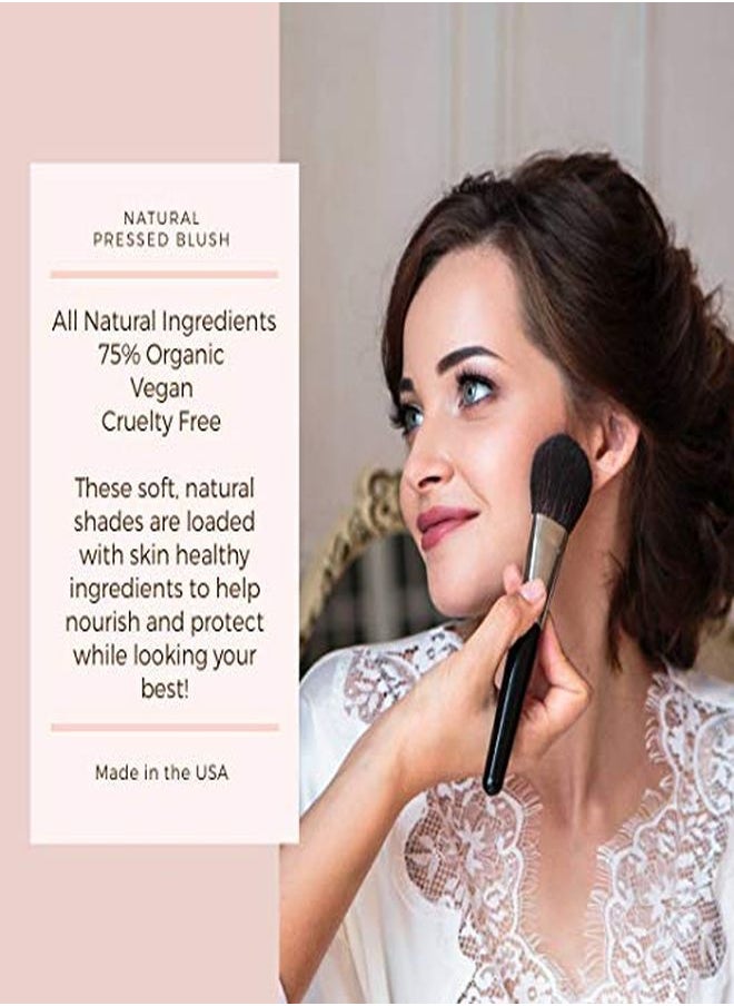 Mom's Secret 100% Natural Blush, Organic, Vegan, Gluten Free, Natural Pressed Blush, Cruelty Free, Made In The Usa, 0.18 Oz (Petal)  - Image 4