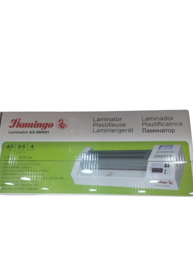 Flamingo A3 Laminating Machine Assorted Color - Image 2