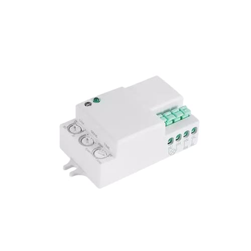 Maxwell 360 Degree 8 Meter Coverage Microwave Motion Sensor,Motion Detector (Plastic, White) 18Month Warranty - Image 2