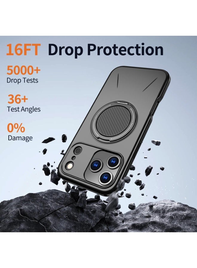 general Case for iPhone17 ProMax, MagSafe Compatible, 360° Rotating Support, Military Shockproof Protection - Image 4
