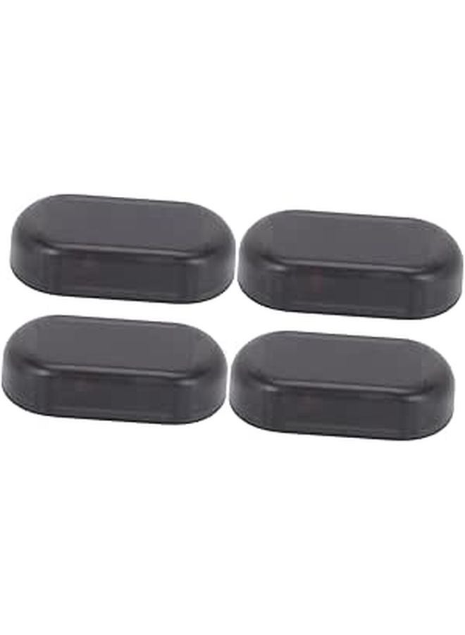 4 Pack Solar Powered LED Car Interior Lights Rechargeable Warning Security Lights - Image 1