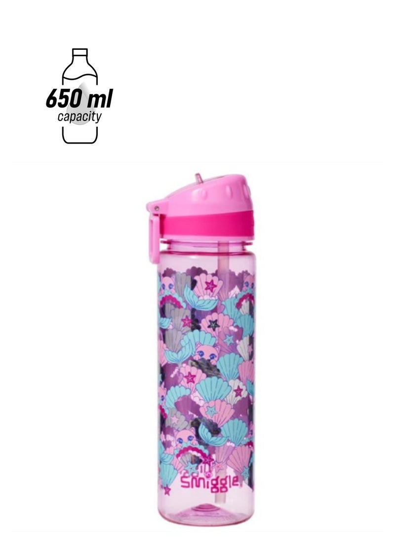 Smiggle Smiggle Australia Spray Water Bottle - Portable Unicorn Hydration Sports Bottle for Students and Kids