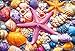 YOGEON Mini Puzzle for Adults 1000 Pieces Colorful Seashell and Starfish Puzzle 1000 Piece Beach Summer Mini Jigsaw Puzzle Finish Size 15x 10 - Image 2