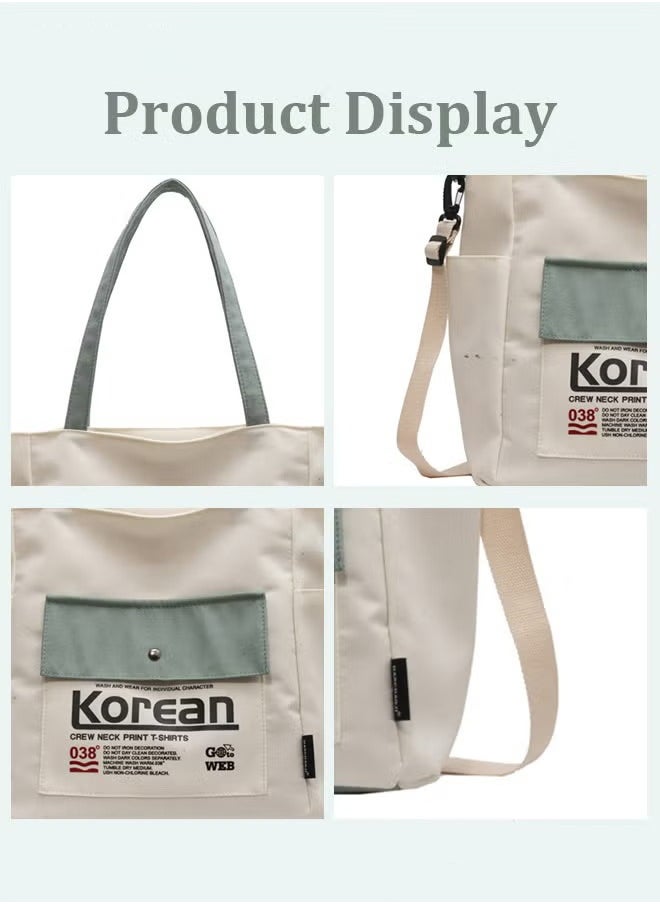 Large Capacity Shoulder Bag Durable Macaron Color Scheme Smooth Zipper Tote Bag - pzsku/Z9C4E53B5834A97B4404CZ/45/_/1730267409/c8b8b207-2dab-49f6-b9fd-450f188d4628