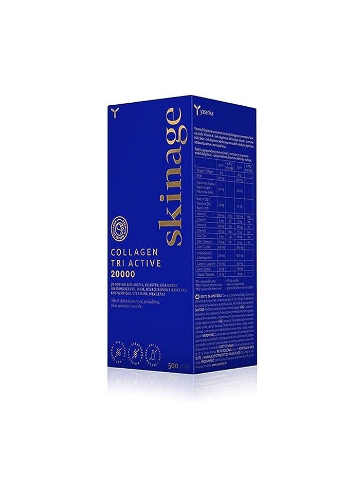 Yasenka SKINAGE COLLAGEN TRI ACTIVE 20000 MG 500 ML 