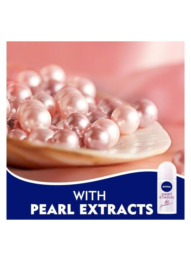 Nivea Deodorant Roll On Pearl & Beauty - 50ml - Image 3