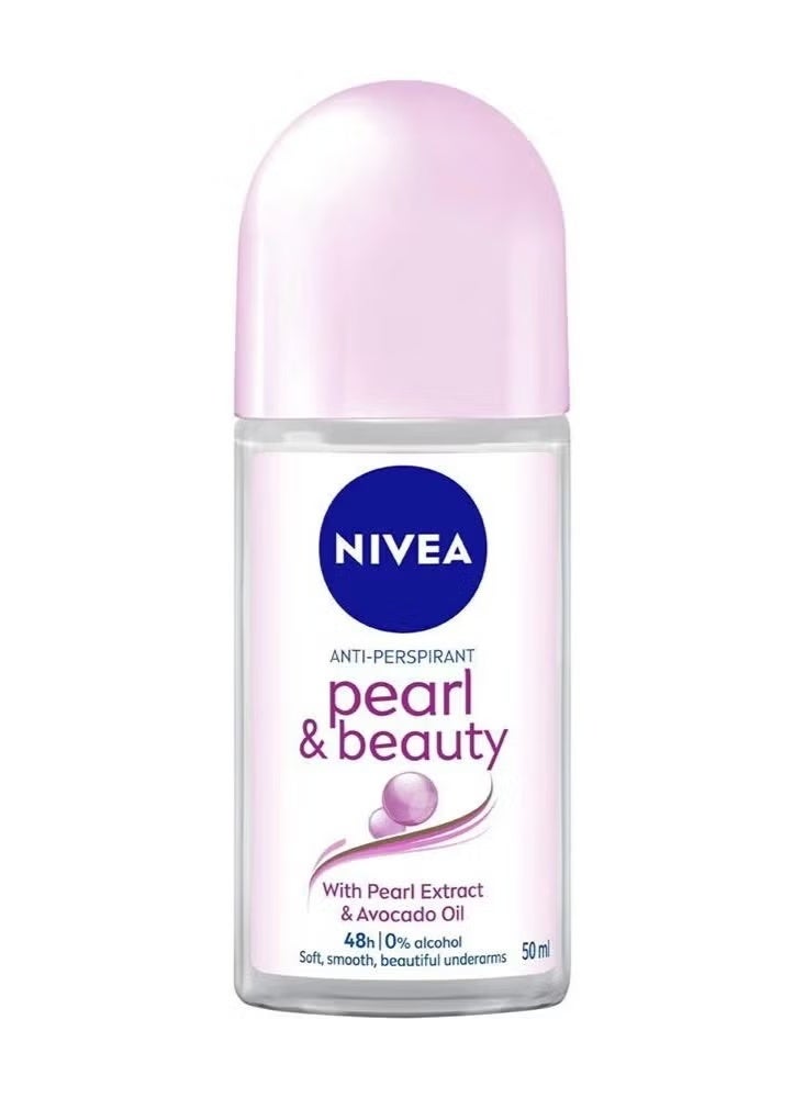 Nivea Deodorant Roll On Pearl & Beauty - 50ml - Image 1