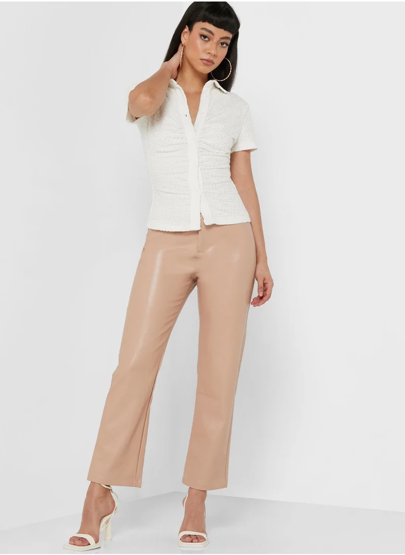 Miss Pap High Waist Straight Pants