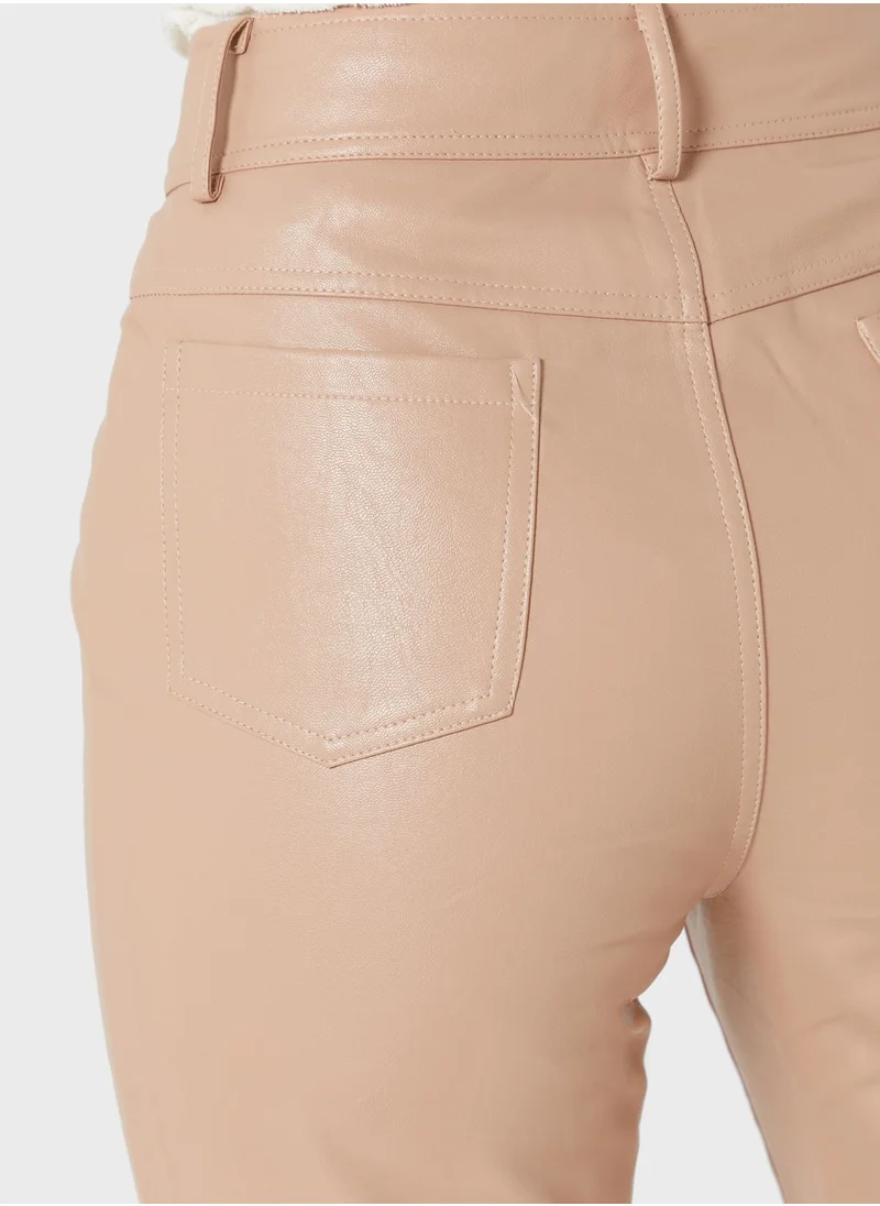 Miss Pap High Waist Straight Pants