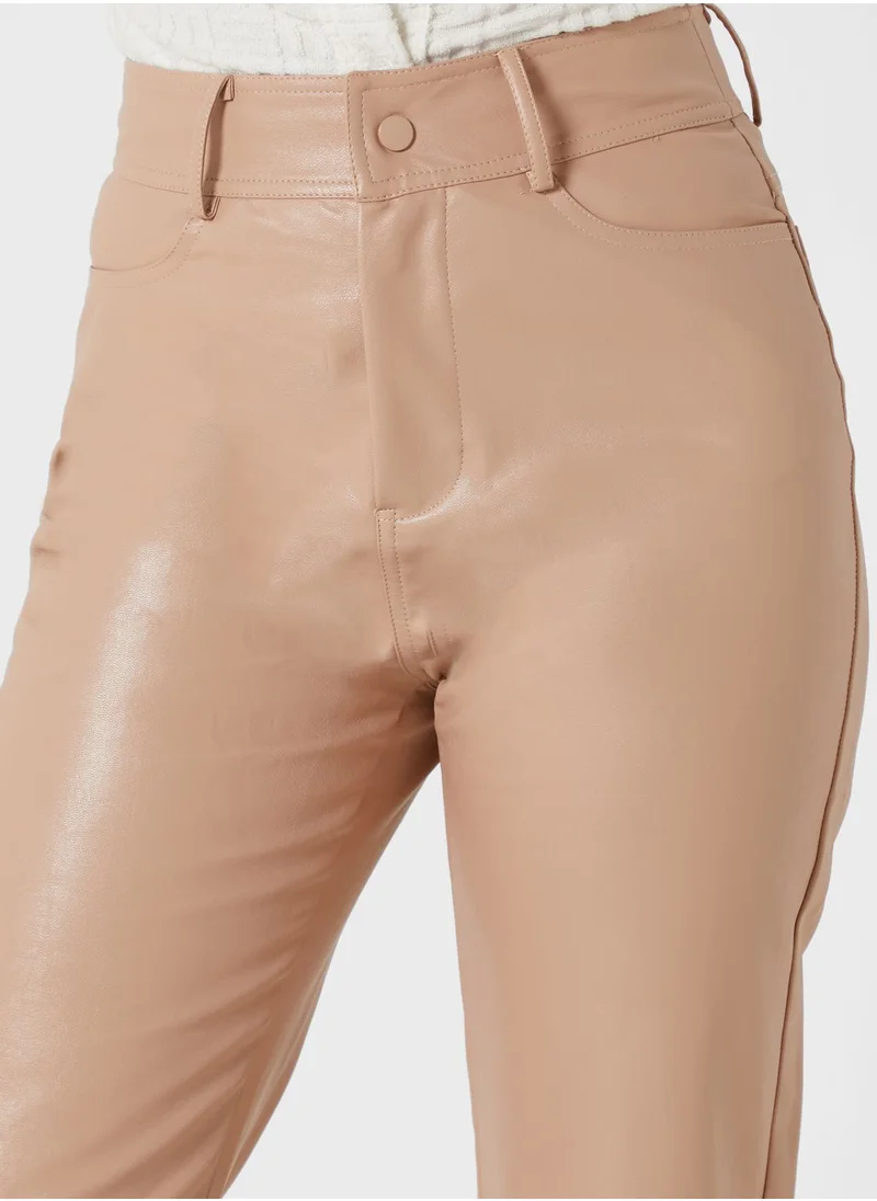 Miss Pap High Waist Straight Pants
