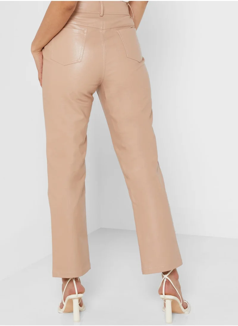 Miss Pap High Waist Straight Pants