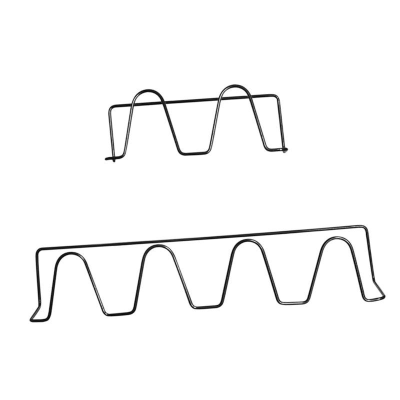Wall Mounted Shoe Rack 2 Pack Adhesive No Drill Slipper Holder For Bathroom Hallway Space Saving Storage Organizer White - Image 2