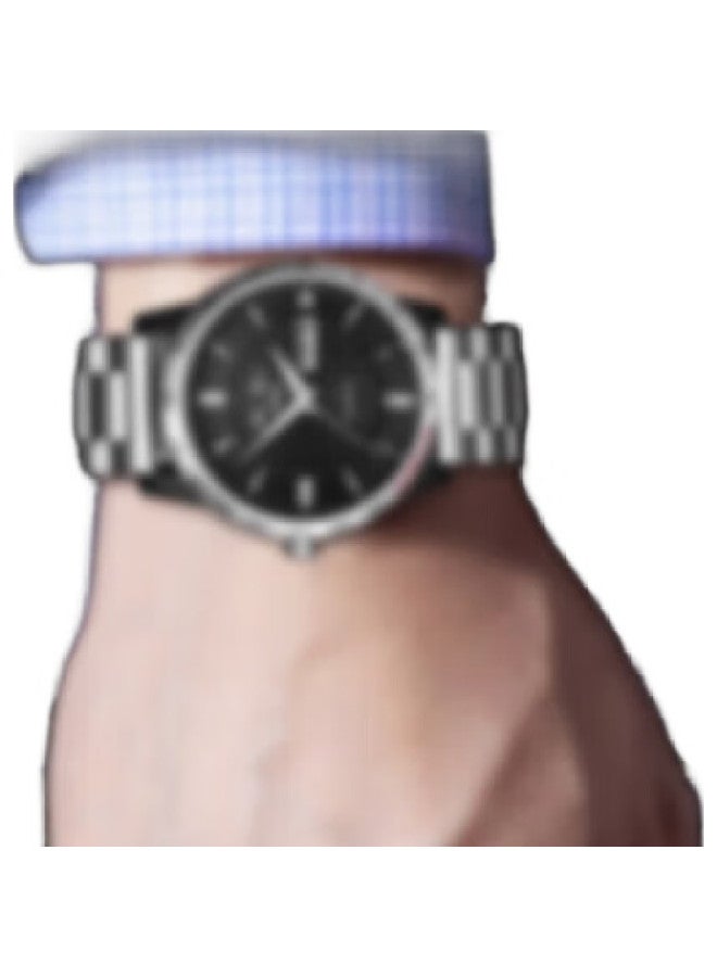 Bkayp Compatible With Huawei Watch Gt4/3/2/Pro/Watch3/4, Honor Magic2 Strap, Three-Strand Stainless Steel Band, Universal For Men And Women, Smart Sports Fashion Casual [Silver] - Image 3