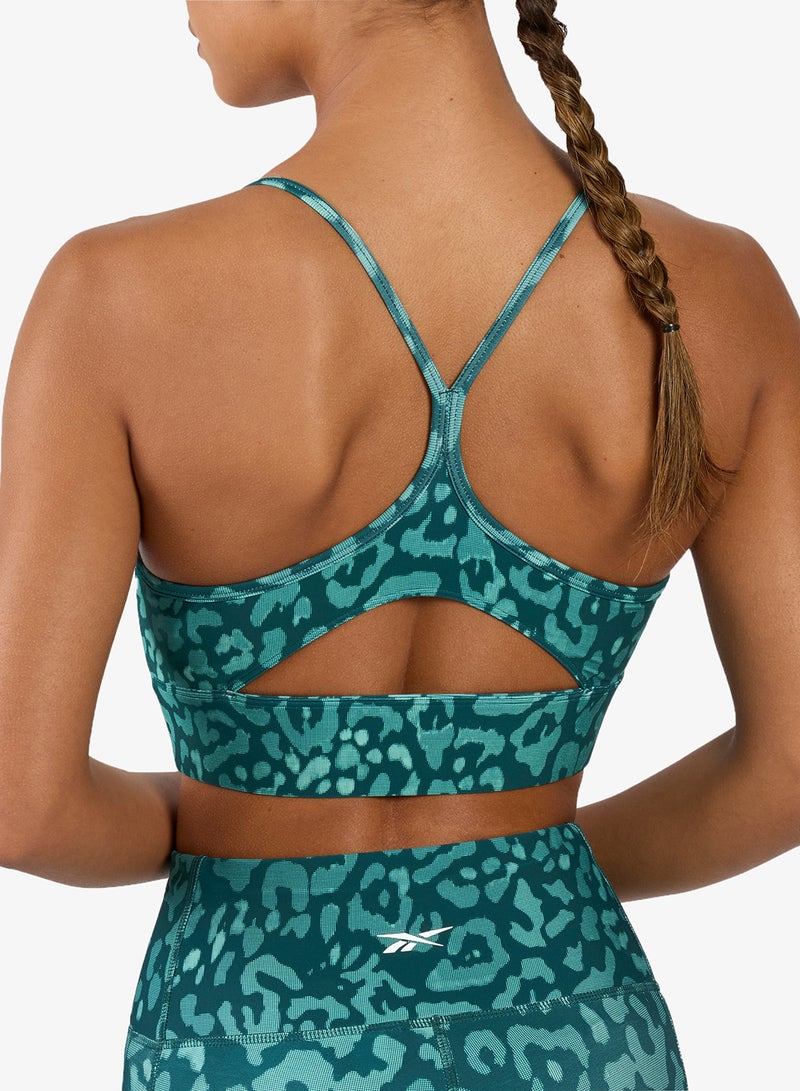Reebok Id Train Printed Tri-Back Bra - Image 2