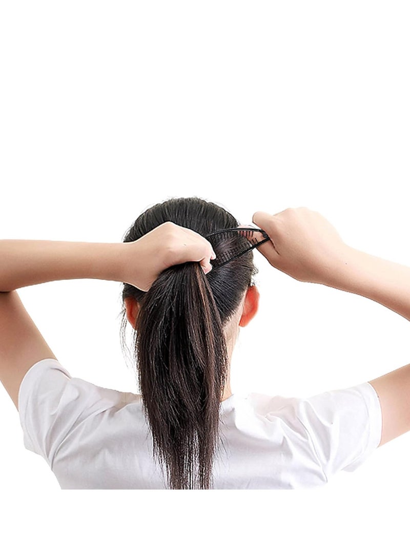 Goolsky اختيار 1 - 3 قطع مشط موز، مشابك شعر للفتيات والنساء، مشبك ذيل سمكة بشكل عتيق لذيل الحصان للشعر الطويل والكثيف، 3 قطع - Image 3