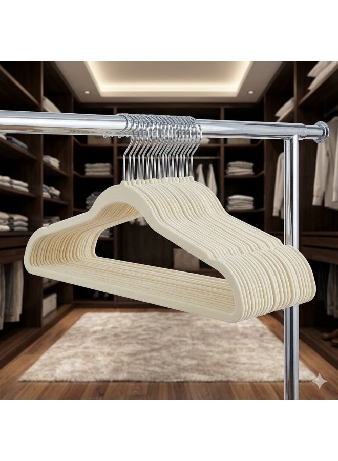 Velvet Hangers, 100 Pieces, White - Image 5