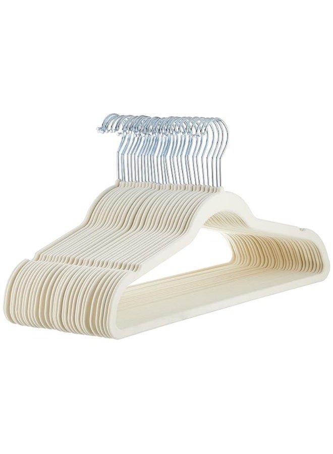 Velvet Hangers, 100 Pieces, White - Image 3