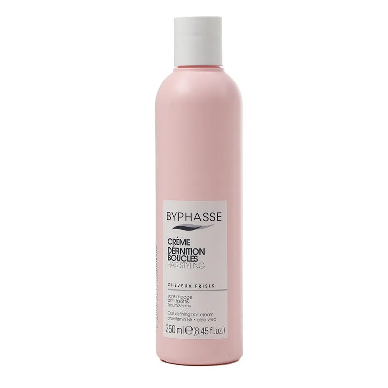 Byphasse Creme Definition Boucles Hair Styling Curl Defining Hair Cream Provitamin B5 with Aloe Vera- 250ml