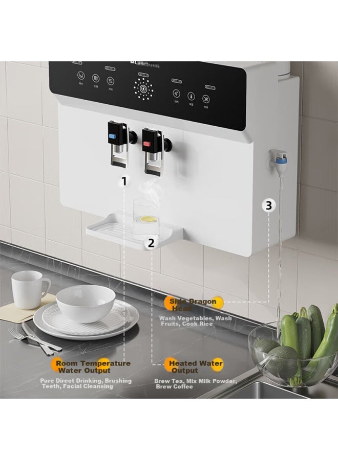 Chigo Water Purifier For Home Direct Drinking And Heating All-in System With Tap Water Connection, Universal Filter Cartridge Water Purifier, Desktop Or Wall-mounted Hot And Cold Drinking Machine Cg-ro Hr108 - Image 3