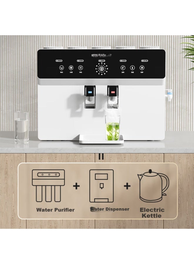 Chigo Water Purifier For Home Direct Drinking And Heating All-in System With Tap Water Connection, Universal Filter Cartridge Water Purifier, Desktop Or Wall-mounted Hot And Cold Drinking Machine Cg-ro Hr108 - Image 2