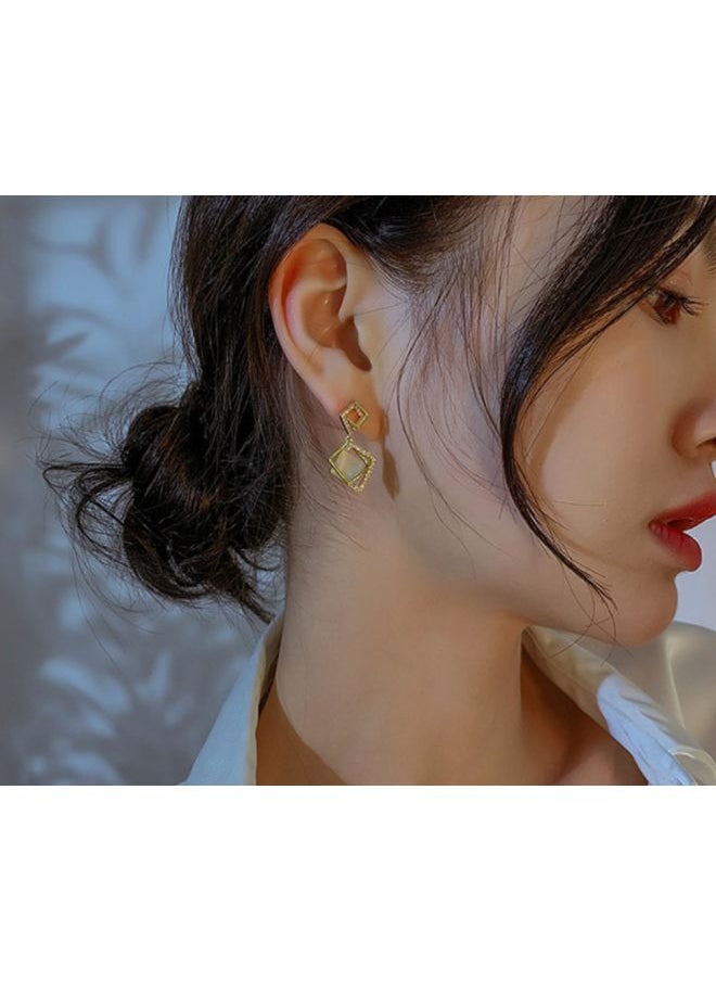 NIBEMINENT Geometric Design Dangle Earrings  - Image 3