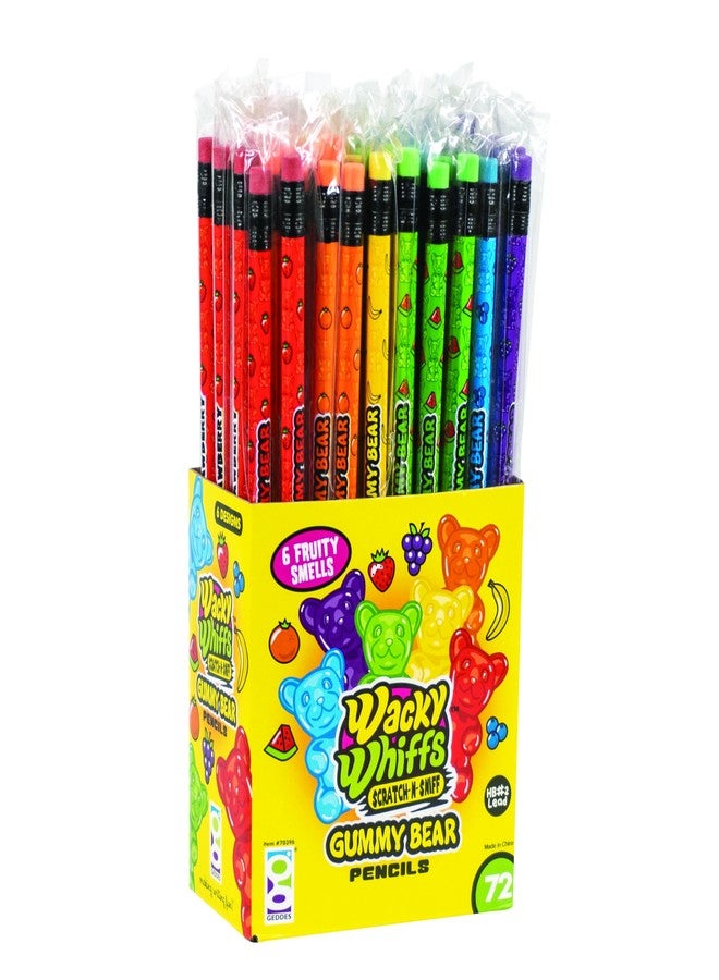 Geddes Raymond Geddes Wacky Whiffs Gummy Bear Pencils (Pack of 72) - Image 3
