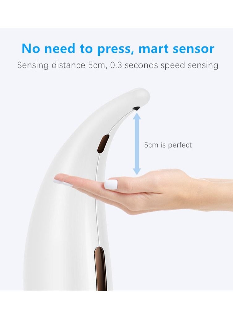 Exlene Bathroom 300ML Soap Dispenser Automatic Liquid Soap Dispenser Infrared Smart Sensor Kitchen Touchless Foam Shampoo Dispensers  - Image 5