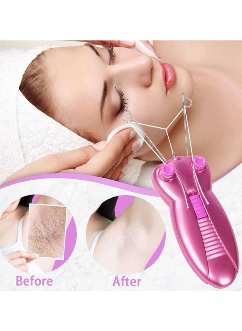 BrOwns ماكينة إزالة شعر الوجه للنساء، أدوات الجسم، ماكينة إزالة الشعر بخيط القطن  - Image 2