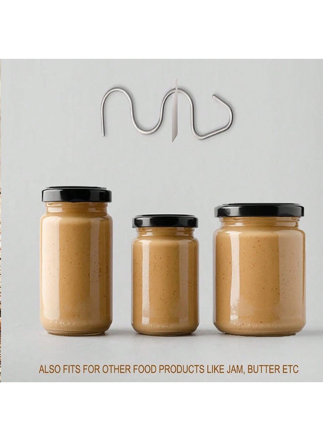 HOMESTAR Premium Food-Grade Stainless Steel Stirrer | Professional Peanut Butter & Jam Mixer | Splash-Proof Design | Seamless Construction For Easy Cleaning | Multi-Purpose For Coffee/Honey/Spices | Essential Baking & Cooking Tool | Rust-Resistant & Durable | Ergonomic Non-Slip Handle - Image 2
