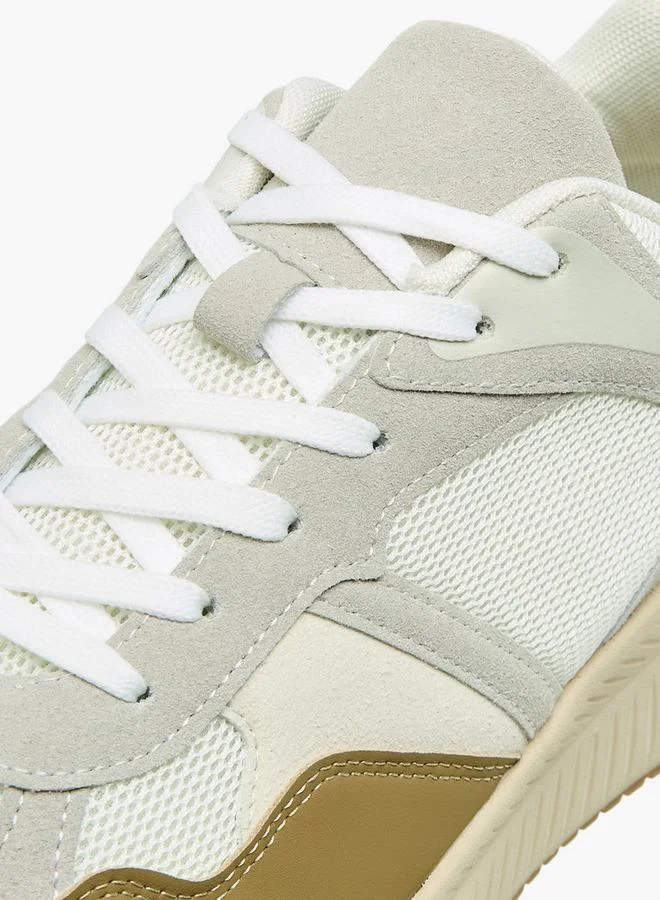 LBL By Shoexpress WHITE Men Lace-Up Ankle Sneakers for Men | Best Price UAE