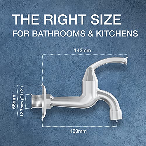 Kohler - 13901IN-4-CP Brass 1-way Bib Tap, Chrome Finish (Cold only) - Image 5