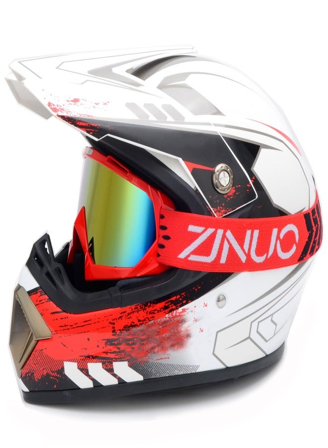 نظارات ZJNUO ATV، نظارات الدراجات الترابية، نظارات الدراجات النارية للطرق الوعرة، نظارات موتوكروس للسباقات، نظارات MX UTV، نظارات مقاومة للرياح والغبار والخدوش والأشعة فوق البنفسجية للبالغين من الرجال والنساء والشباب - Image 3